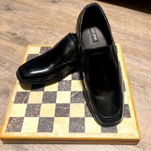 STACY ADAMS FELTON BLACK MENS DRESS SHOE